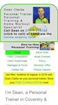 Mobile Screenshot of deanclarkepersonaltrainer.com